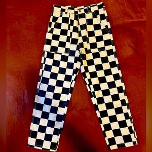 P&Co Black & White checkerboard pant